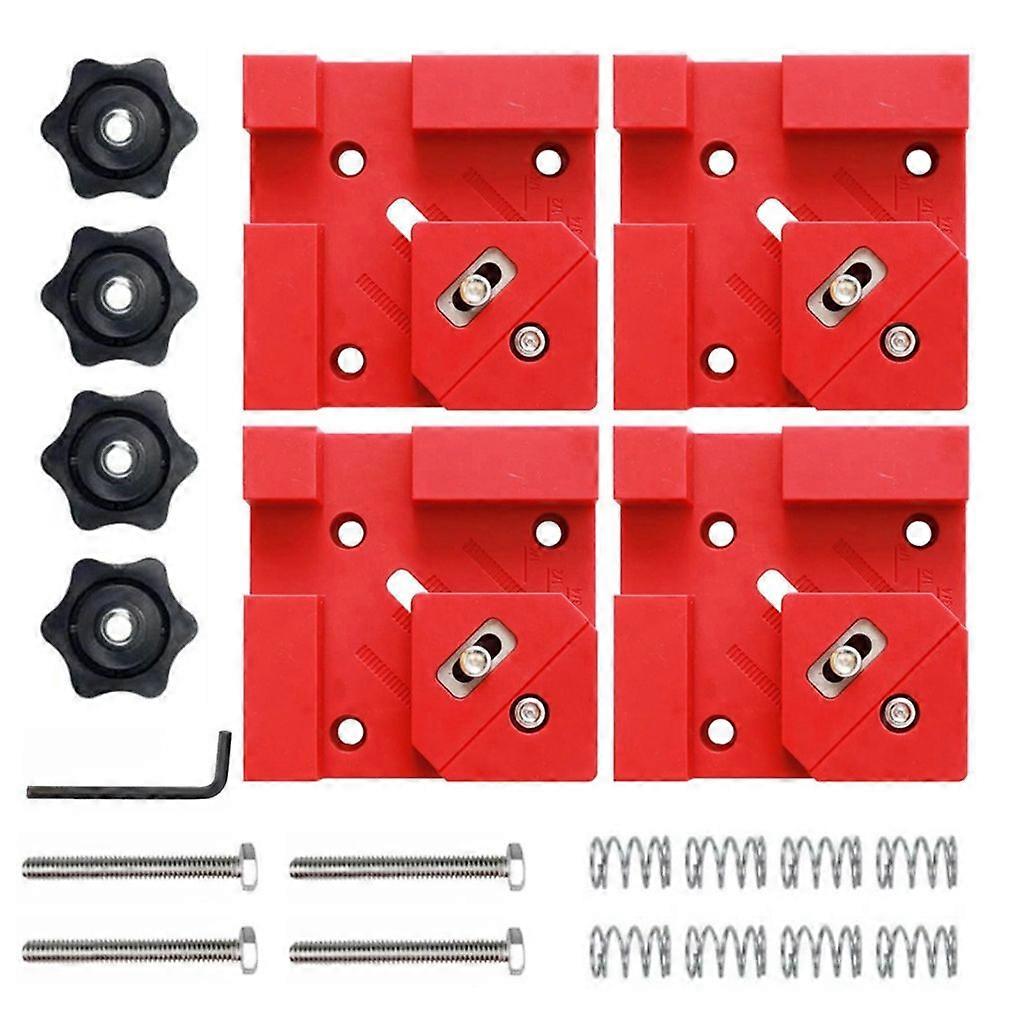 4Pcs Multipurpose Woodworking Clamps Perfect Square Joints Crafting Tasks