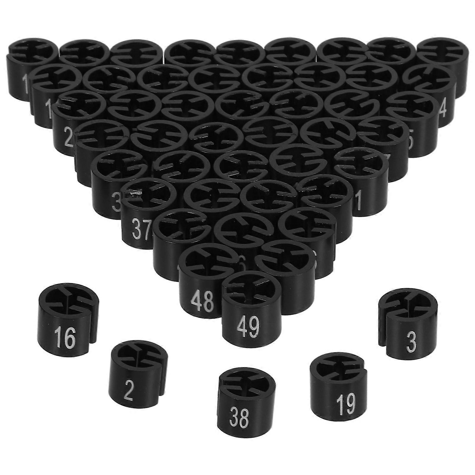 Hanger Size Marker Number Plastic Clothes Hanger Size Markers Store Use Circular 50Pcs