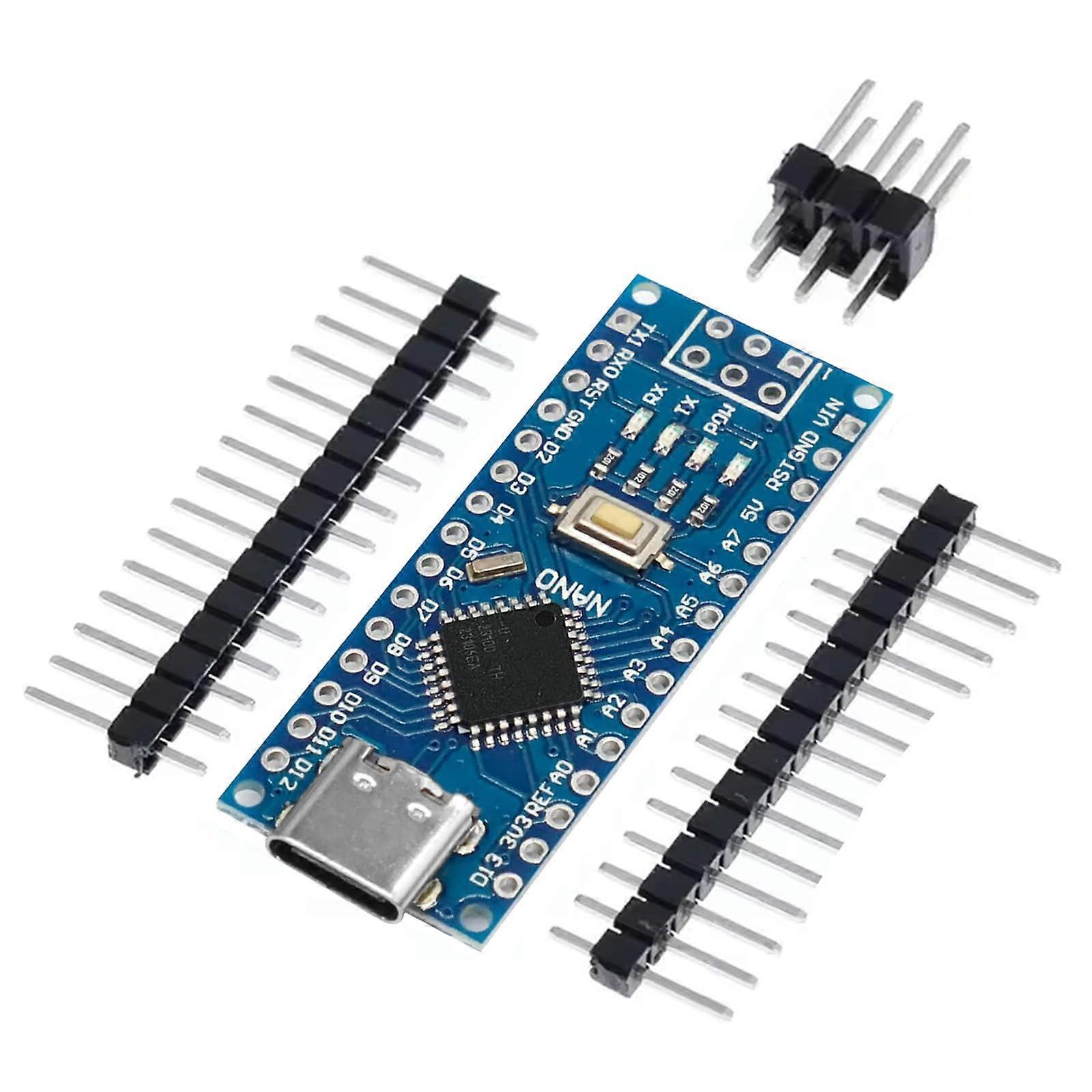 Nano Development Board Module Chip CH340 for TypeC Connector 5V 16M Microcontroller Compatible with Arduino IDE