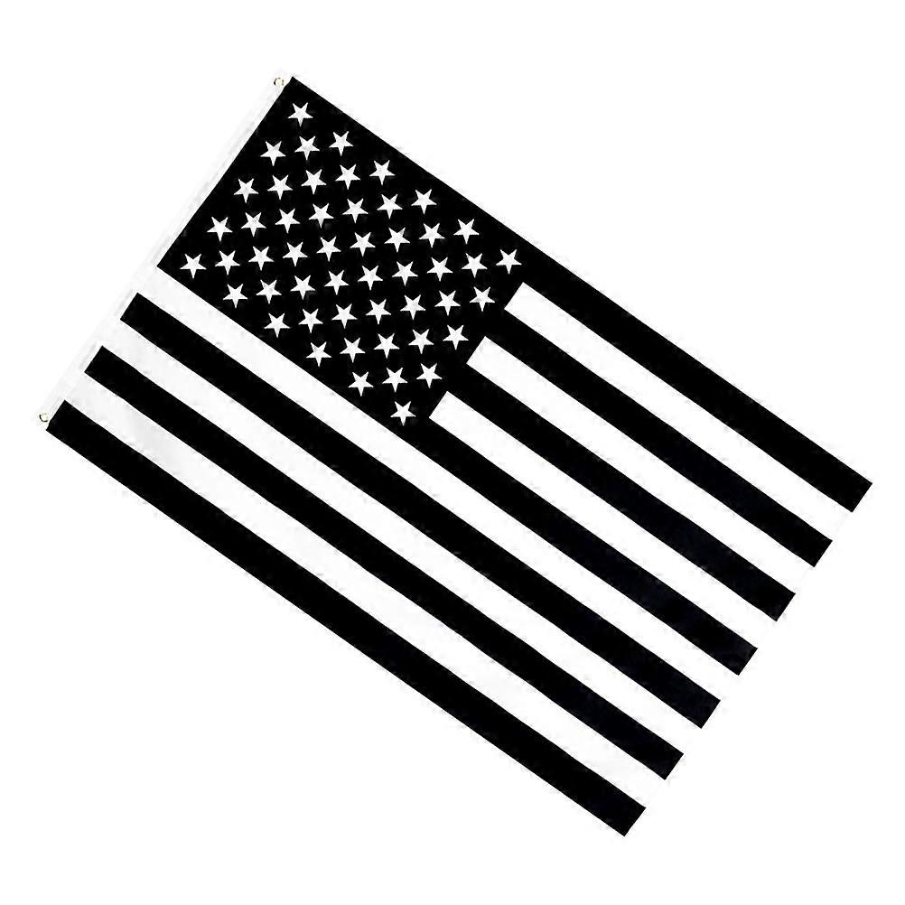 Black Garden Flag for Decoration Use Made of Polyester Durable and Reusable 1pc