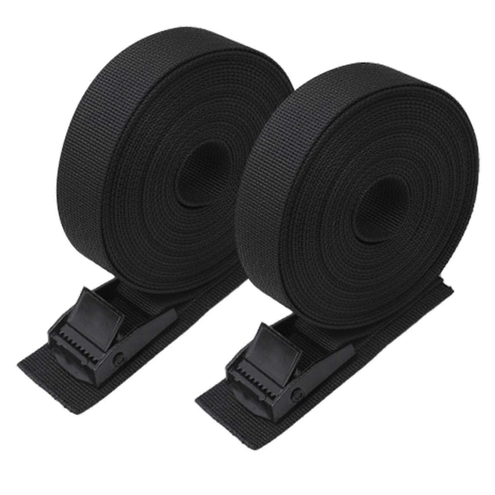 2pcs Heavy Duty Lashing Strap Lock Buckle Packing Tie Down Practical