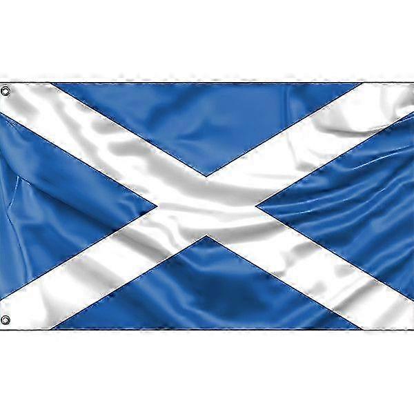 Flag of Scotland, Unique Design, Available in 3x5 Ft / 90x150 cm and 4x6 Ft / 120x180 cm Sizes