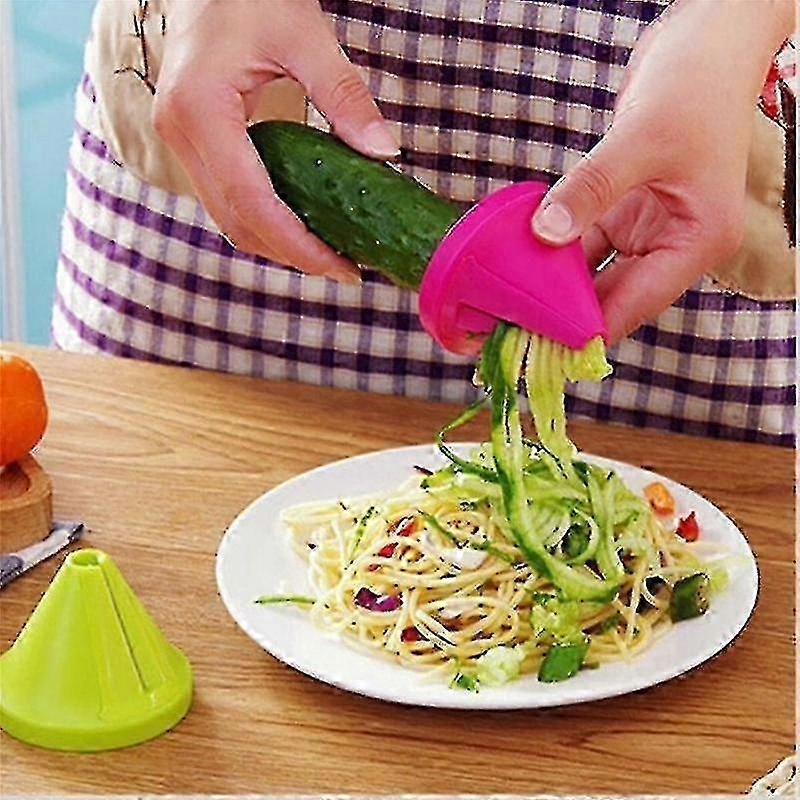 Vegetable Fruit Multi-function Spiral Shredder Peeler Manual Potato Carrot Radish Rotating Grater Kitchen Tools