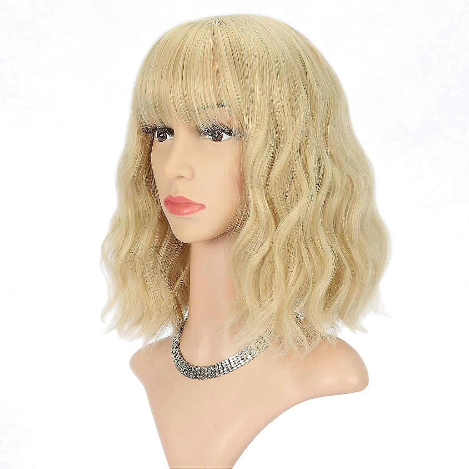Yellow Sand Wavy Wig