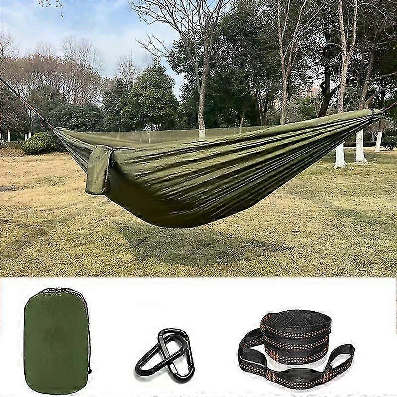 Camping Mosquito Net Hammock and Lightweight Portable Hammock with Adjustable Ridgeline for Camping, Hiking, Backpacking
