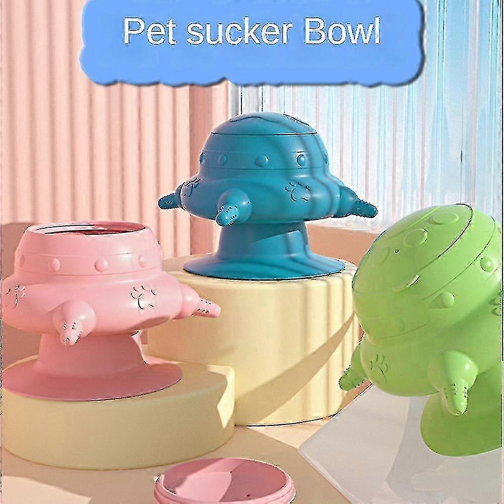 وحدة تغذية الأليفة مع موزع سيليكون 4 حلمات للقطط ، وعاء حليب لتمريض الجرو والشرب