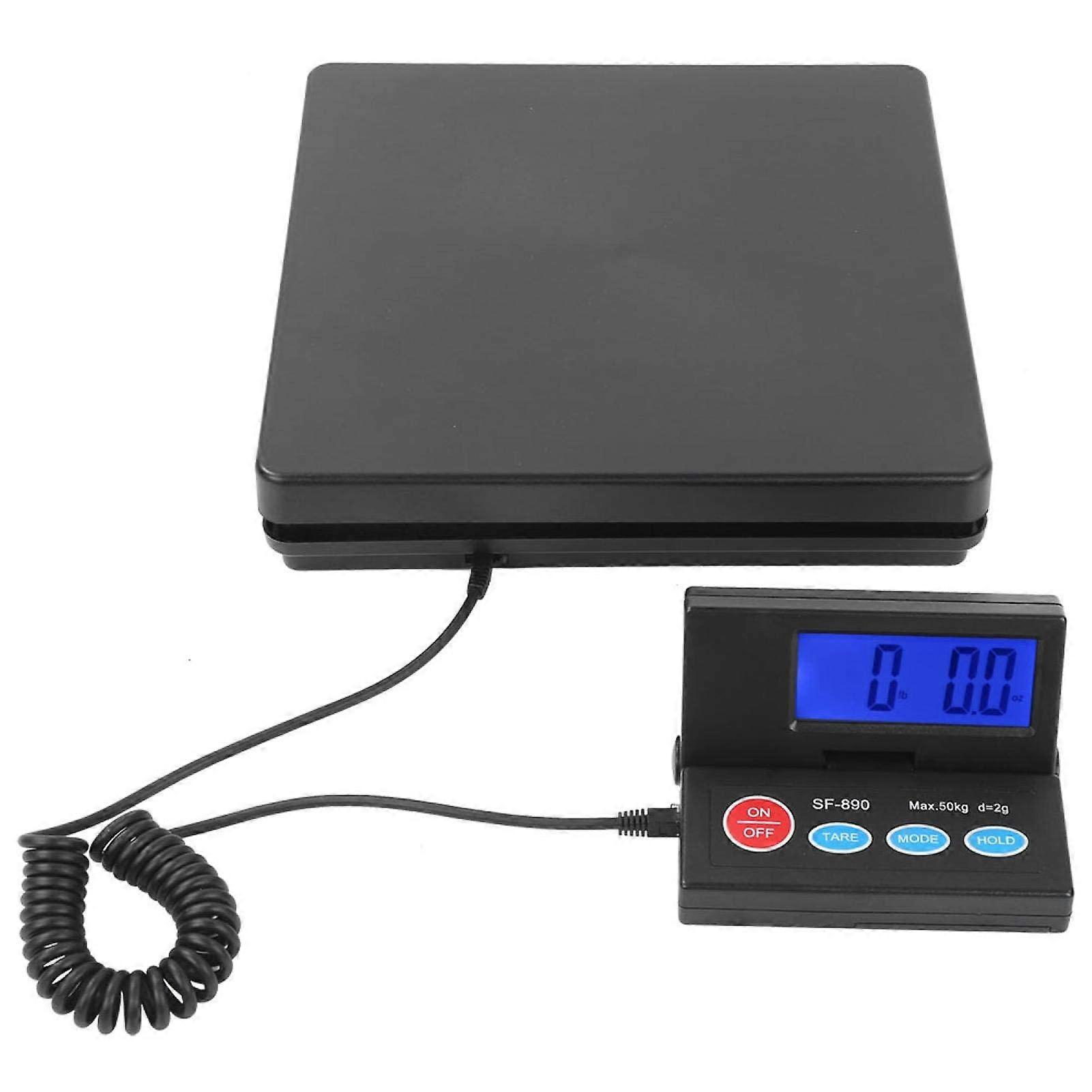 Large 50 kg/2 g Parcel Scales with LCD Display,  Accurate, Auto Off