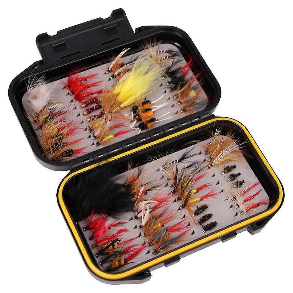 Fliegenfischer Köder mit Fliegenfischer-Box Fliegenfischer-Sortiments-Kit Angel-Set