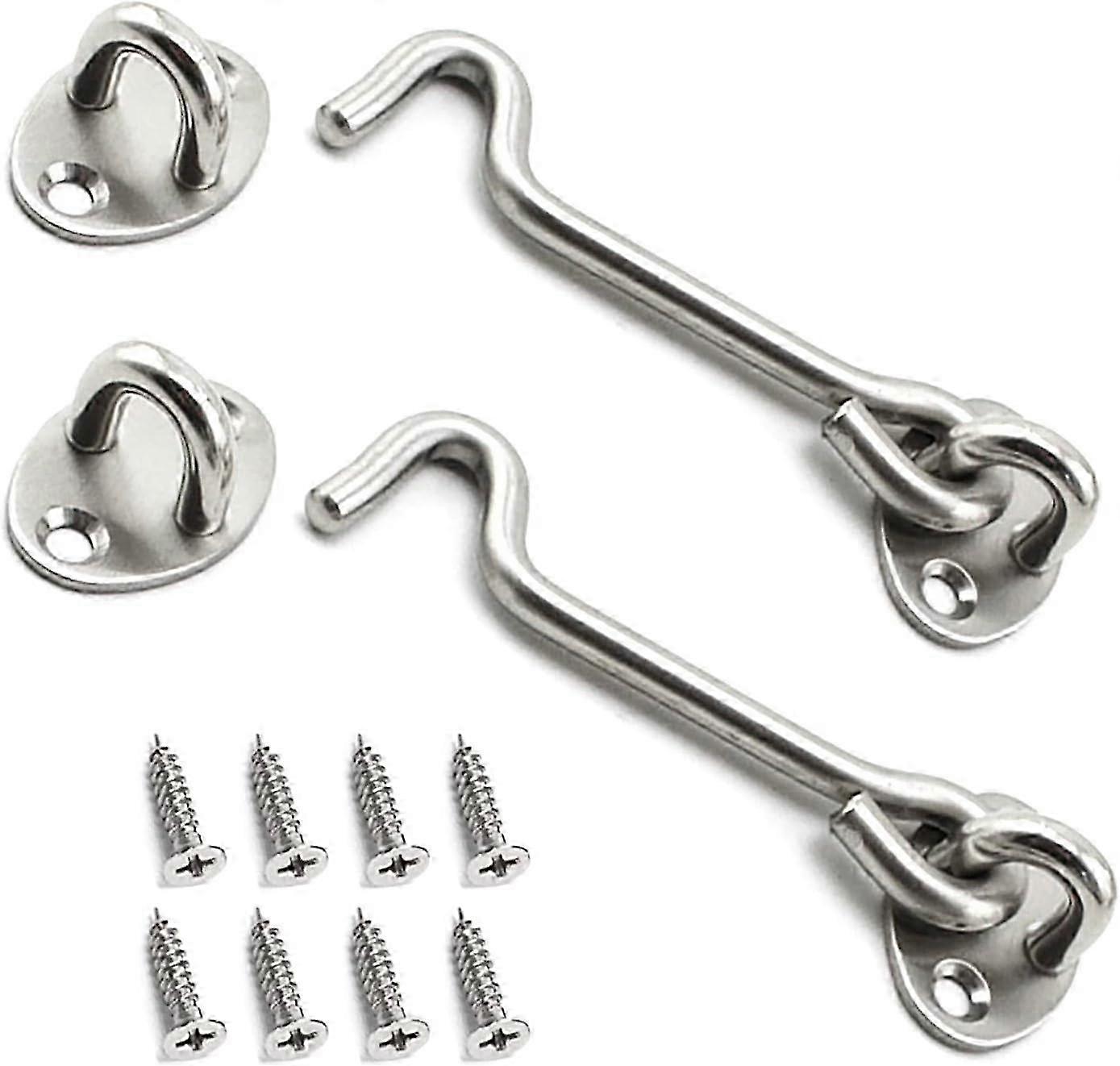 Latch and Bolt, Stainless Steel, 200mm, Silver