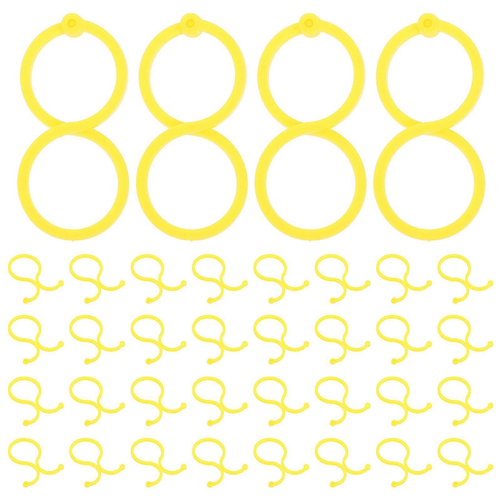 Garden Stem Clips Floral Water Tubes Fasteners For Gardeners Continuous Hydration Easy Installation 100Pcs
