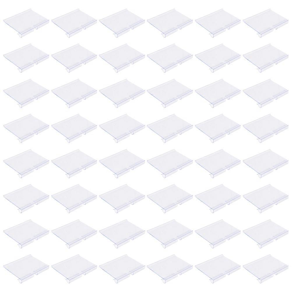 Label Paper Inserts Plastic Label Holder for Supermarket 60Pcs Pack
