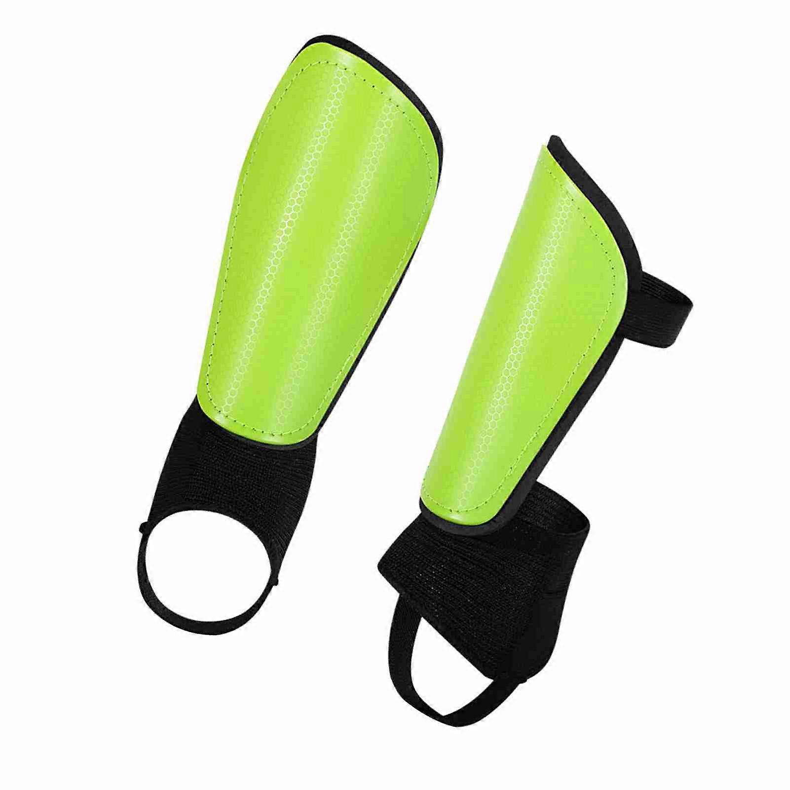 Soccer Shin Guard with Ankle Protector and Adjustable Straps Football Protective Equipment for Kids Youth Adults