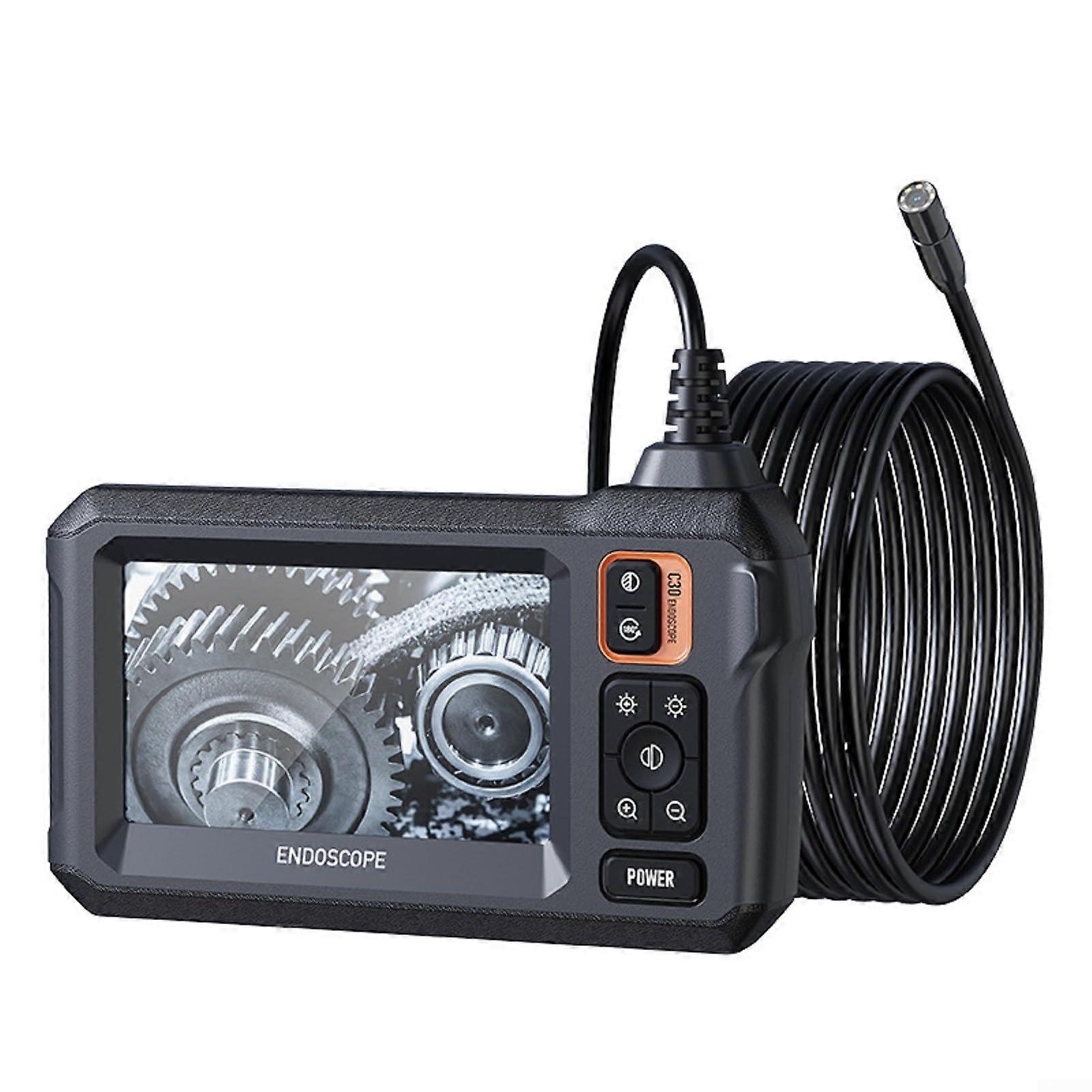 Industrial Endoscope 4.3 Inch Screen with Short Lens Design for Tight Spaces in Automotive Repairs