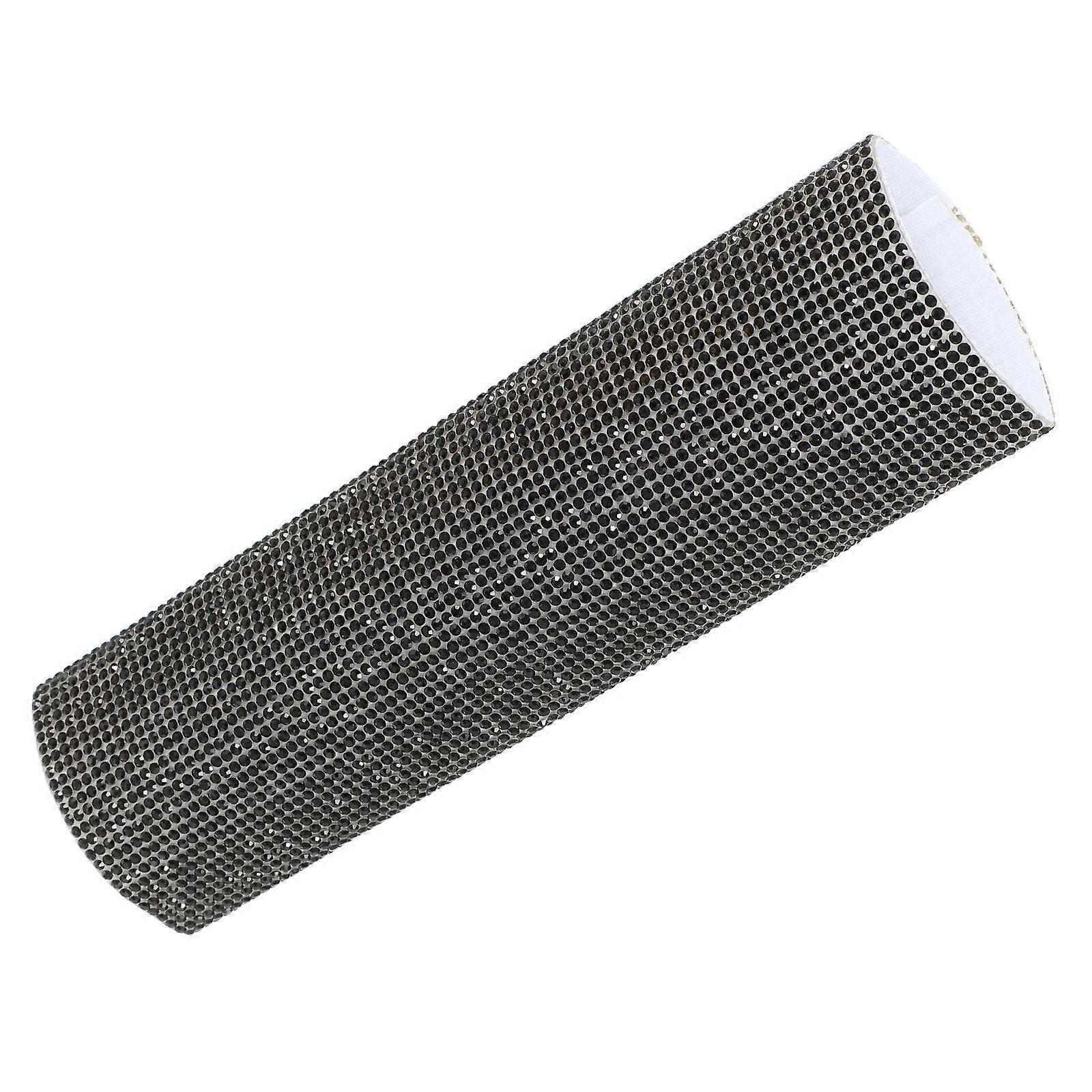 Microphone Handle Cover Hand Held Microphone Sleeves For Singers Hosts Performers Rhinestone Design 1Pack