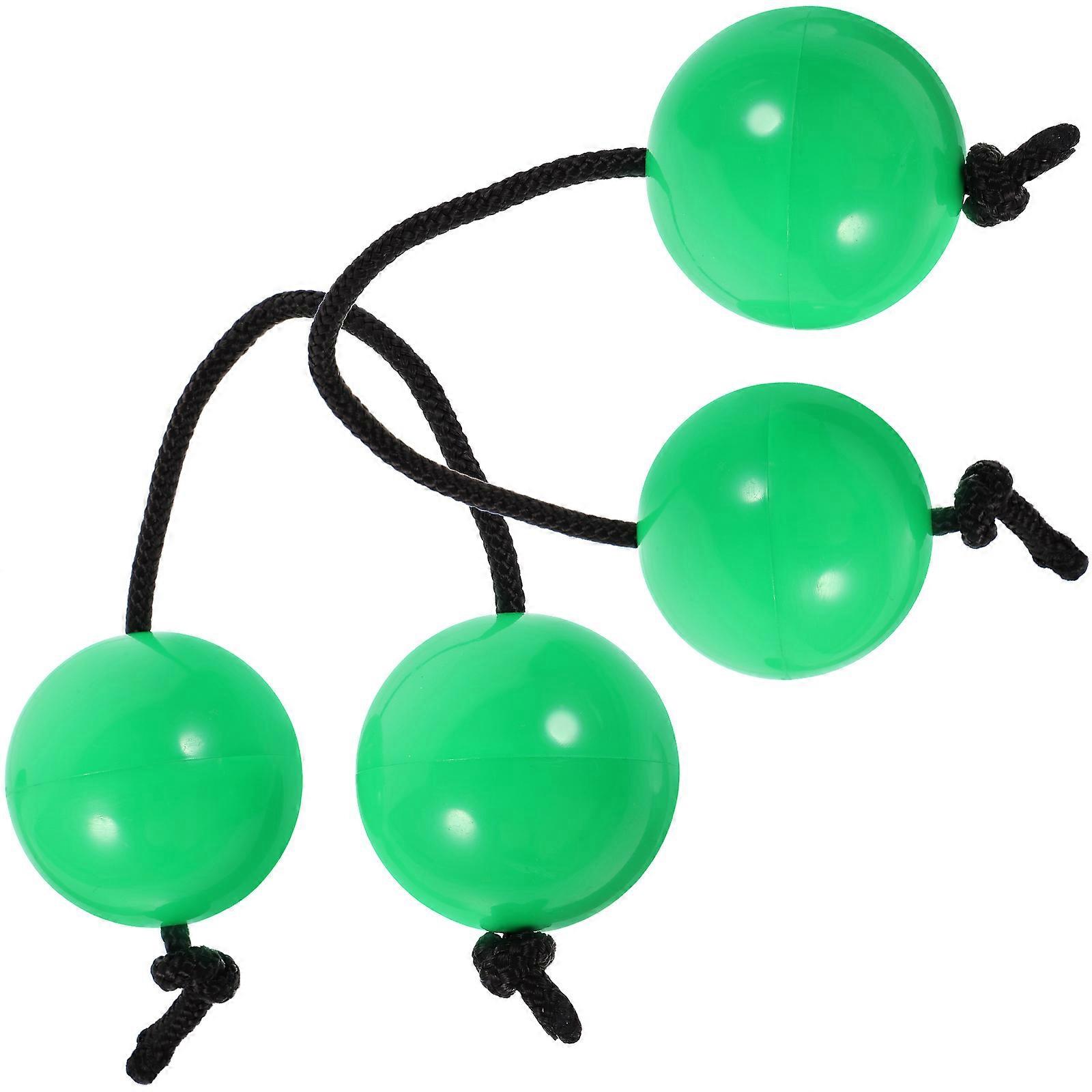 Percussion Instrument Rhythm Balls Shaker Kids Percussion Set Professional Musicians ABS Material 19.50X5.00X5.00CM 2Pcs