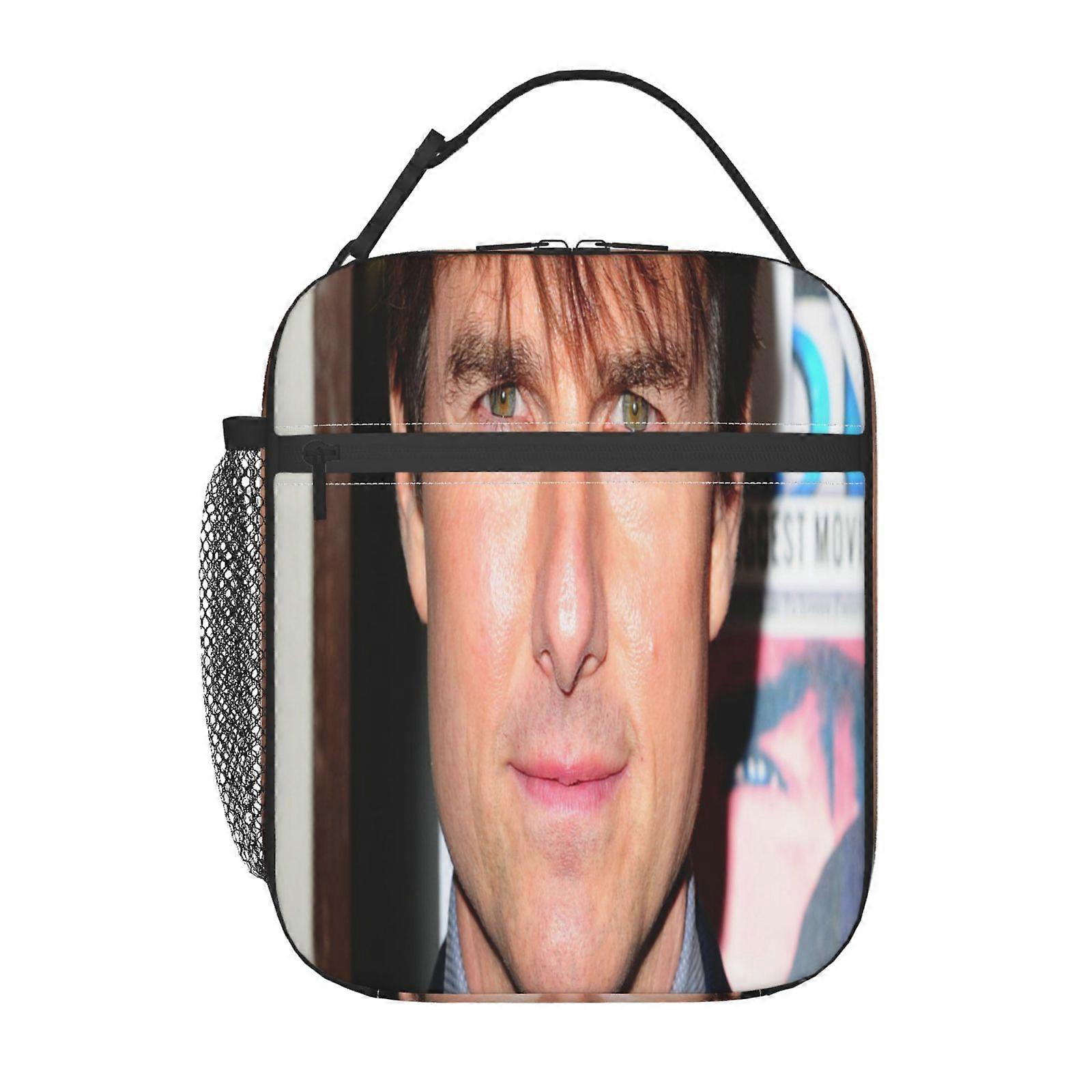 k753 Tom Cruise Lunch Bag Transparent Front Panel, Quick-View Design Without Opening, Time-Saving for Busy Professionals h753