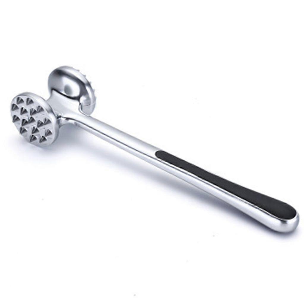 Stainless Steel Meat Hammer: Double-Sided Tenderizer for Schnitzel, Dishwasher Safe