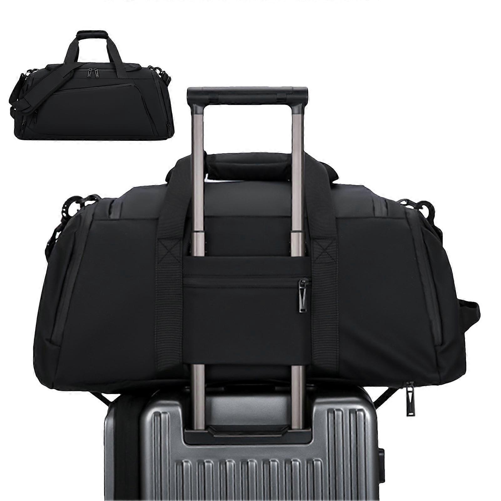 Weekend Travel Duffel Bag, Gym Men DryWet Separation Bag with Large Capacity
