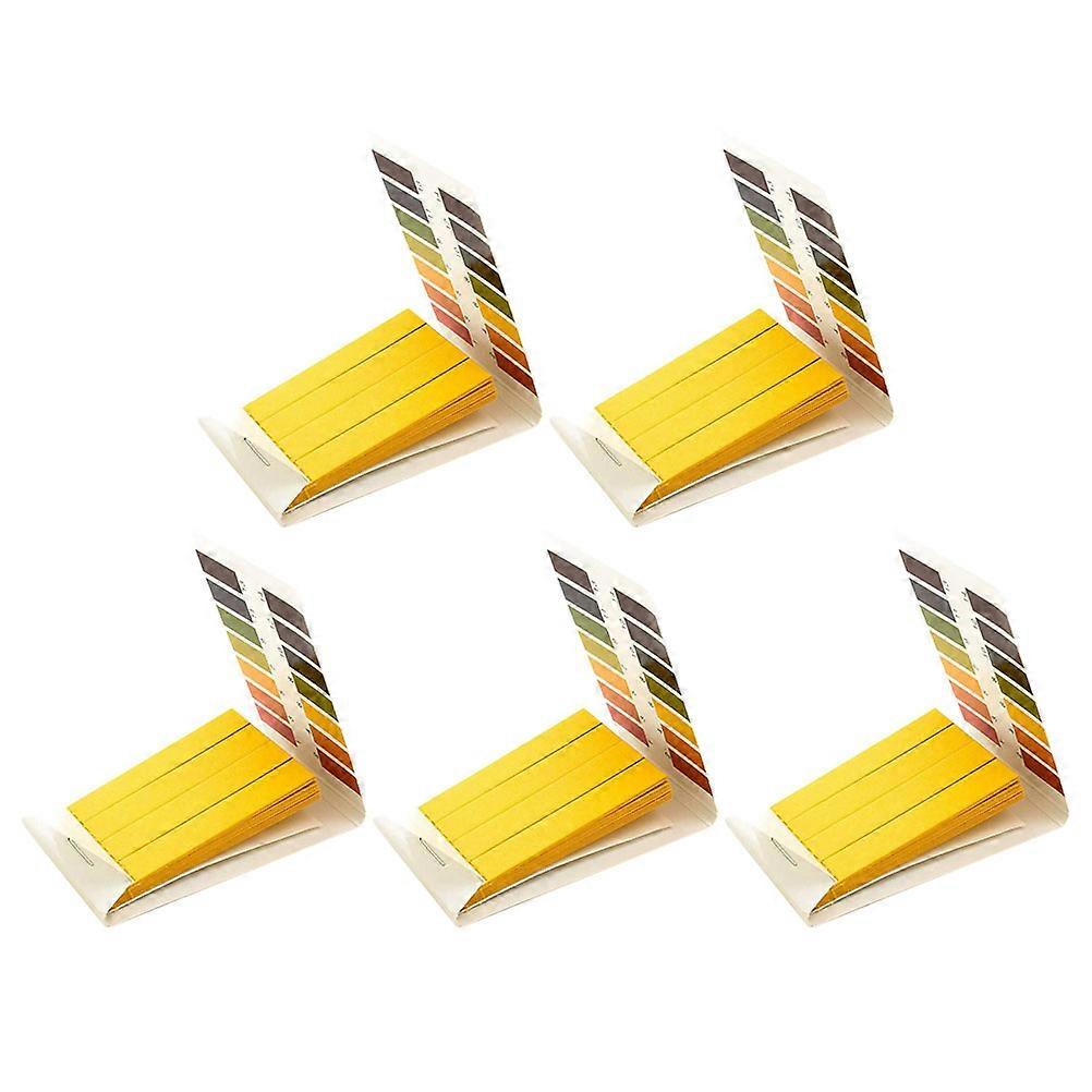 Ph Testers Water Quality Testing Strips Rectangular Shape Garden Use 14.00X4.50X0.50CM 5 Books