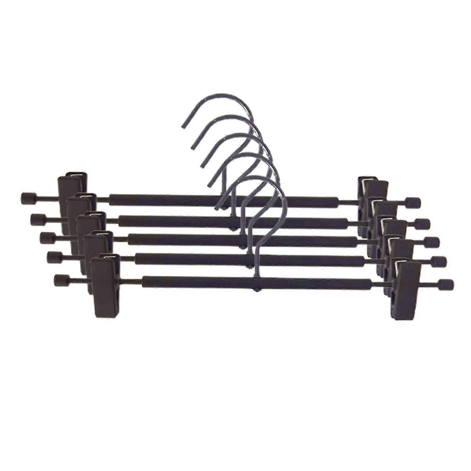 Portable Aluminium Alloy Trouser Hanger with Movable Clips, Rust-Free and Anti-Slip for Towels and Baby Clothes