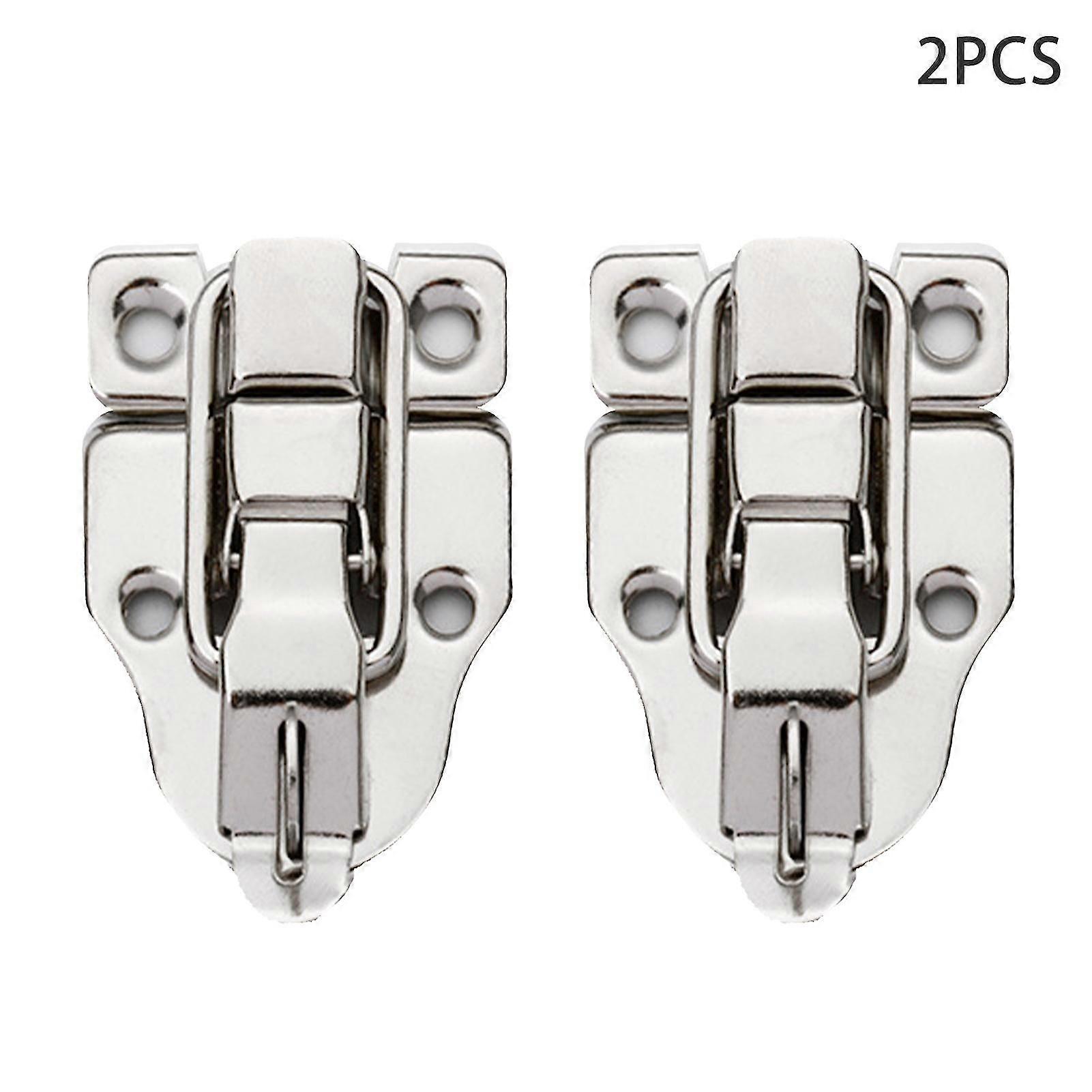 2pack Trunk Duckbilled Hasp Suitcase Toolbox Retro Style Wooden Box Toggle Latch
