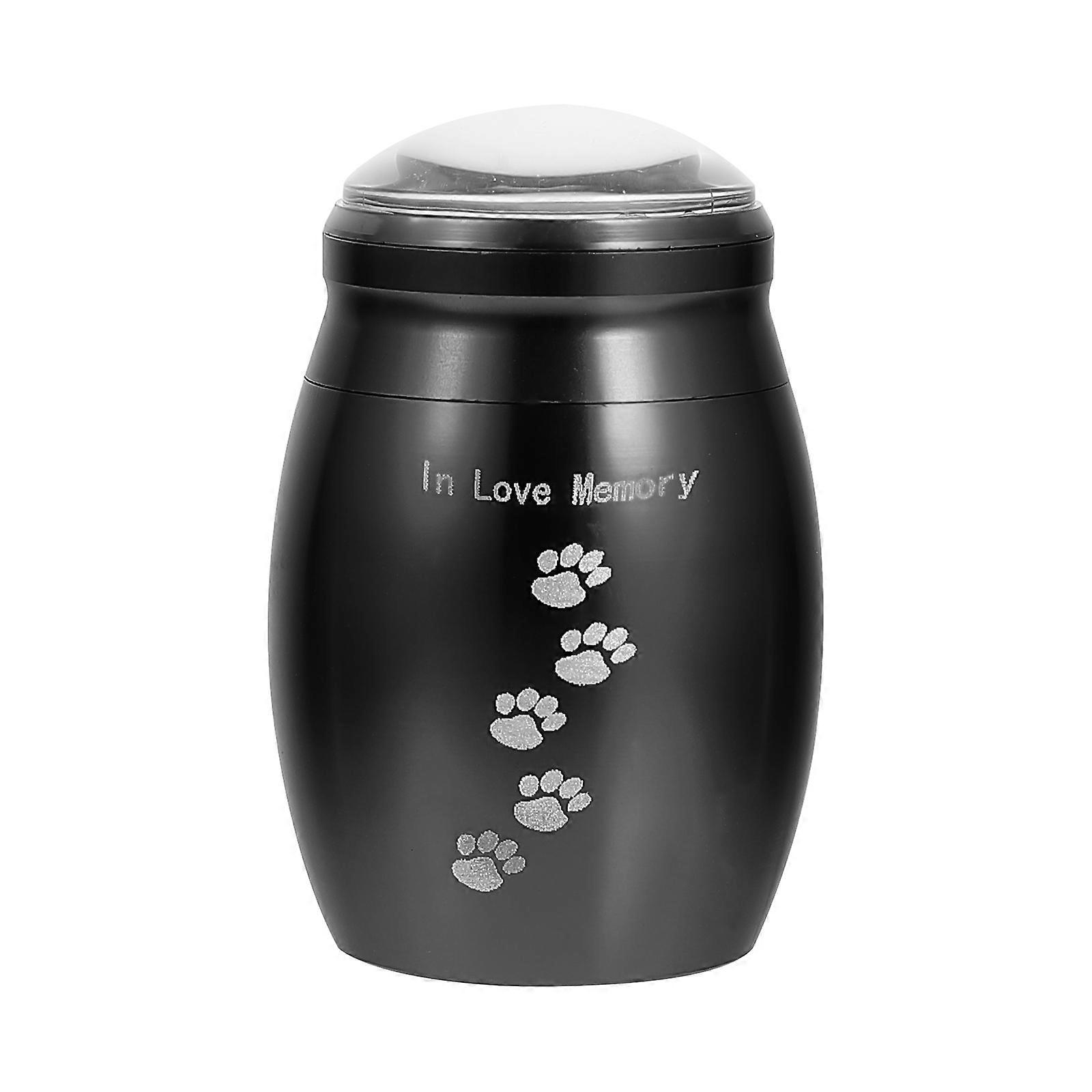 Stainless Steel Pet Urn for Dog Ashes – Durable Cremation Container with Smooth Surface and Resistant Finish, Simple Design Memorial Keepsake