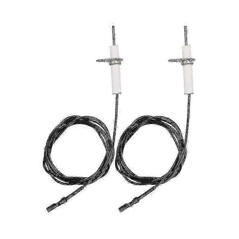 2Pc 38Inch Ignitor Wire & Ceramic Electrode Assembly,Ignition Electrode Can DIY Bending for Gas Cer