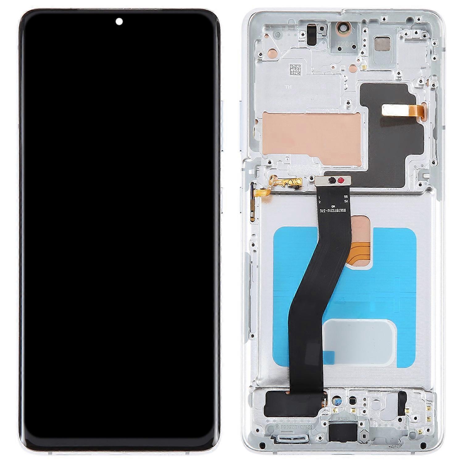 For Samsung Galaxy S21 Ultra 5G G998 Grade C OLED Screen and Digitizer Assembly + Frame (Without Log