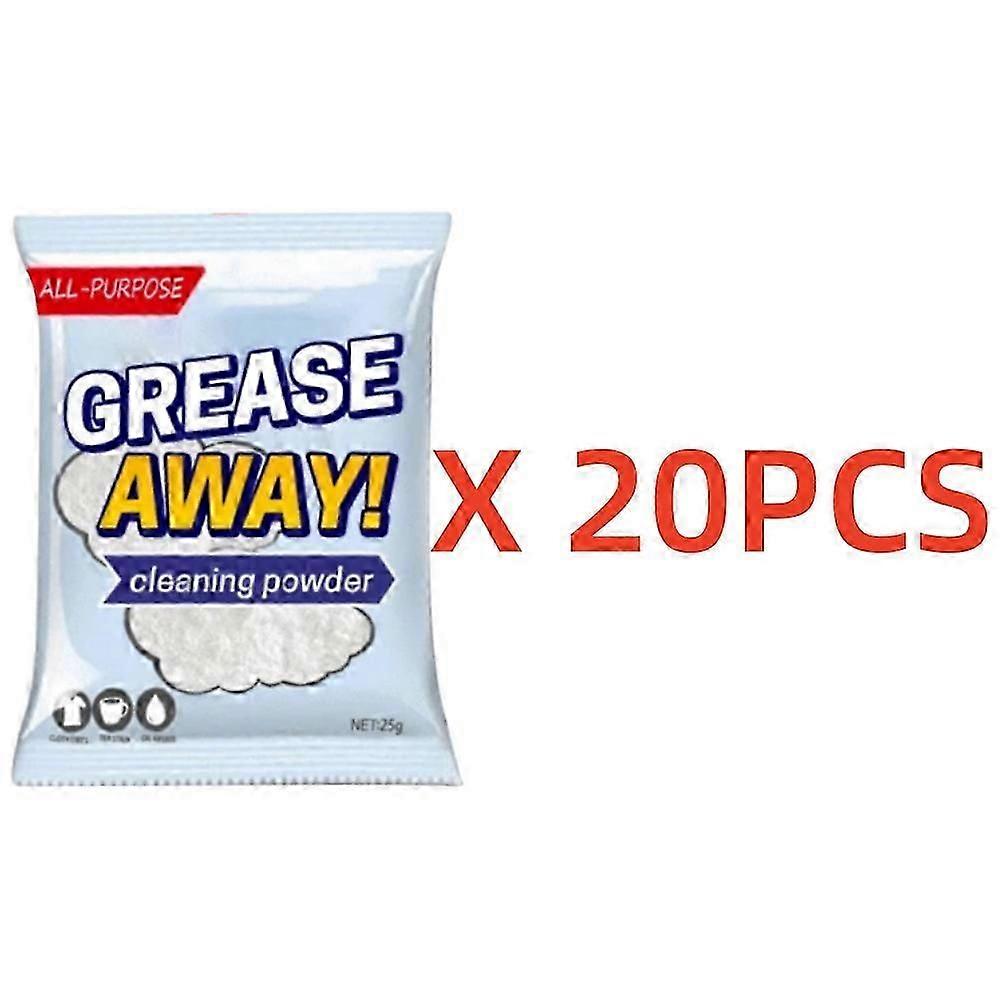 20 قطعة منظف مسحوق الشحوم بعيدا مسحوق التنظيف متعدد الأغراض منظف الشحوم في المطبخ Ultra Clean متعدد الأغراض