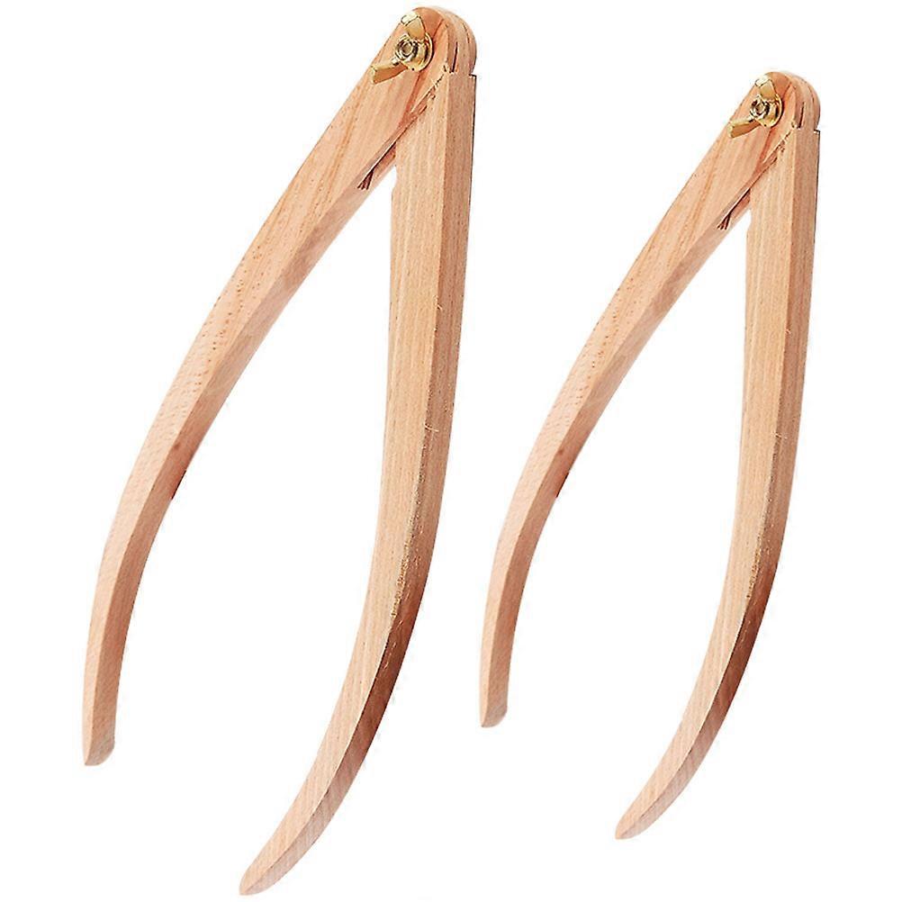 Wooden Outside Calipers for Measuring Great for Sculpture and Clay Shaping Model Supplies 2pcs