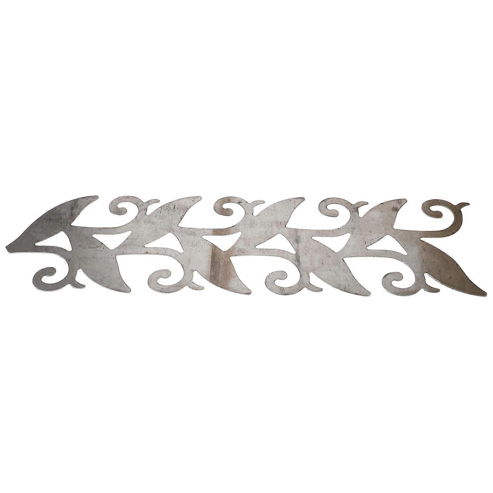 Silver Iron Decorative Fence Finial Topper for Home Use Durable Outdoor Garden Enhancement