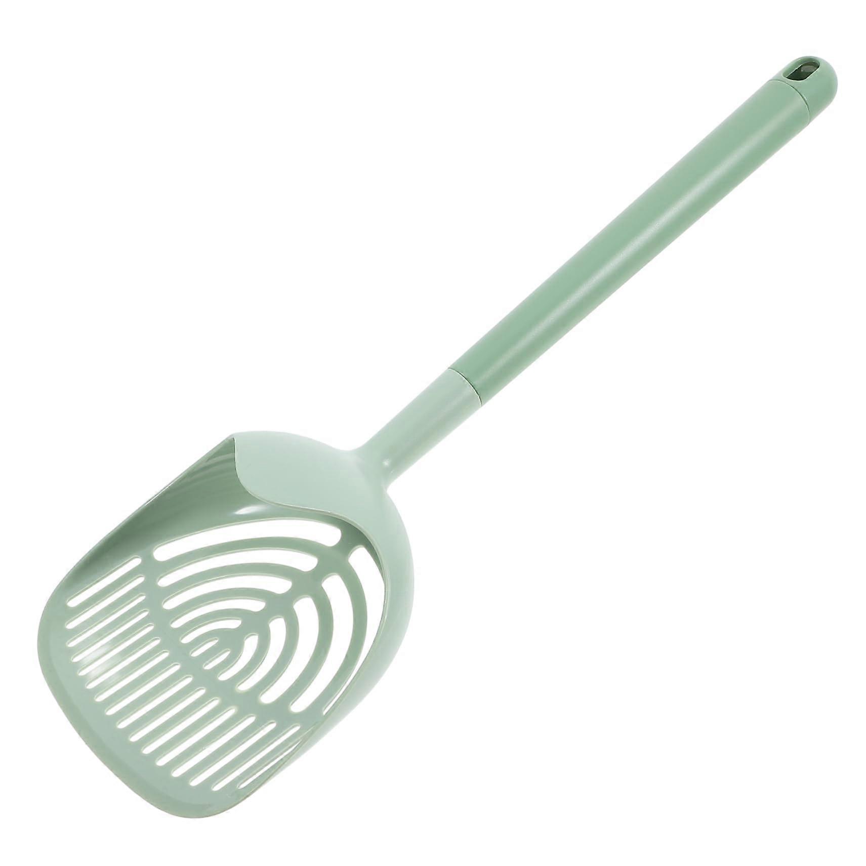 Large cat litter scoop with ergonomic cleaning tool for litter boxes, efficient odor reduction, durable, easy to clean