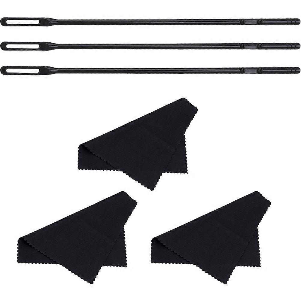 Flute Cleaning Kit with Cloths and Lightweight Rods for Easy Dust and Stain Removal – Portable Musical Instrument Care Set