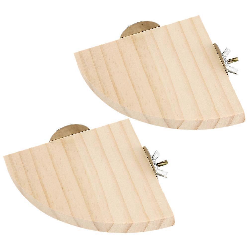 Bird Cage Stand Parrot Play Stand Cockatiels Canaries Durable Not Easy to Break Improve Activity Levels 2Pcs