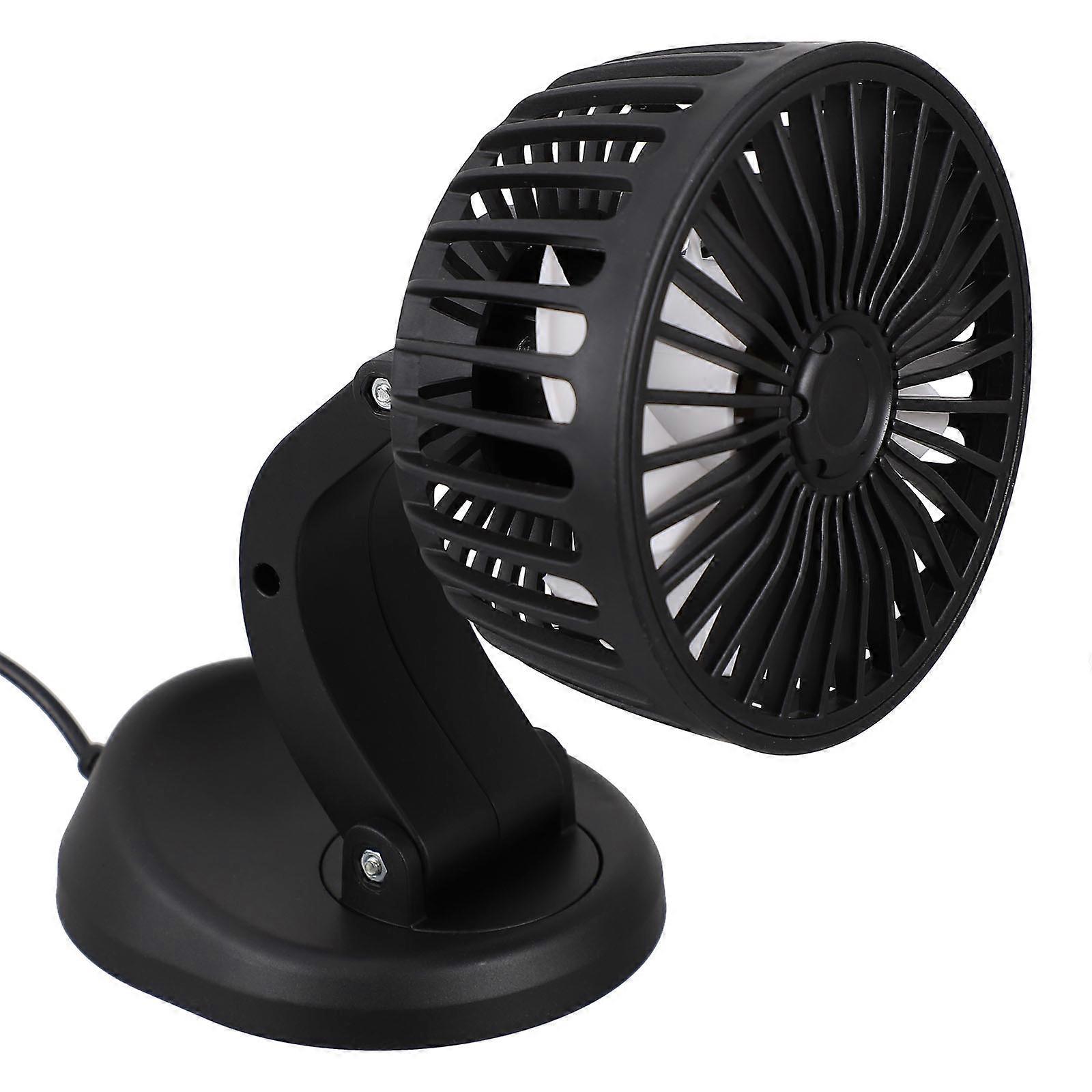 Cooling Fan for Car with ABS Material and Assorted Colors 1pc