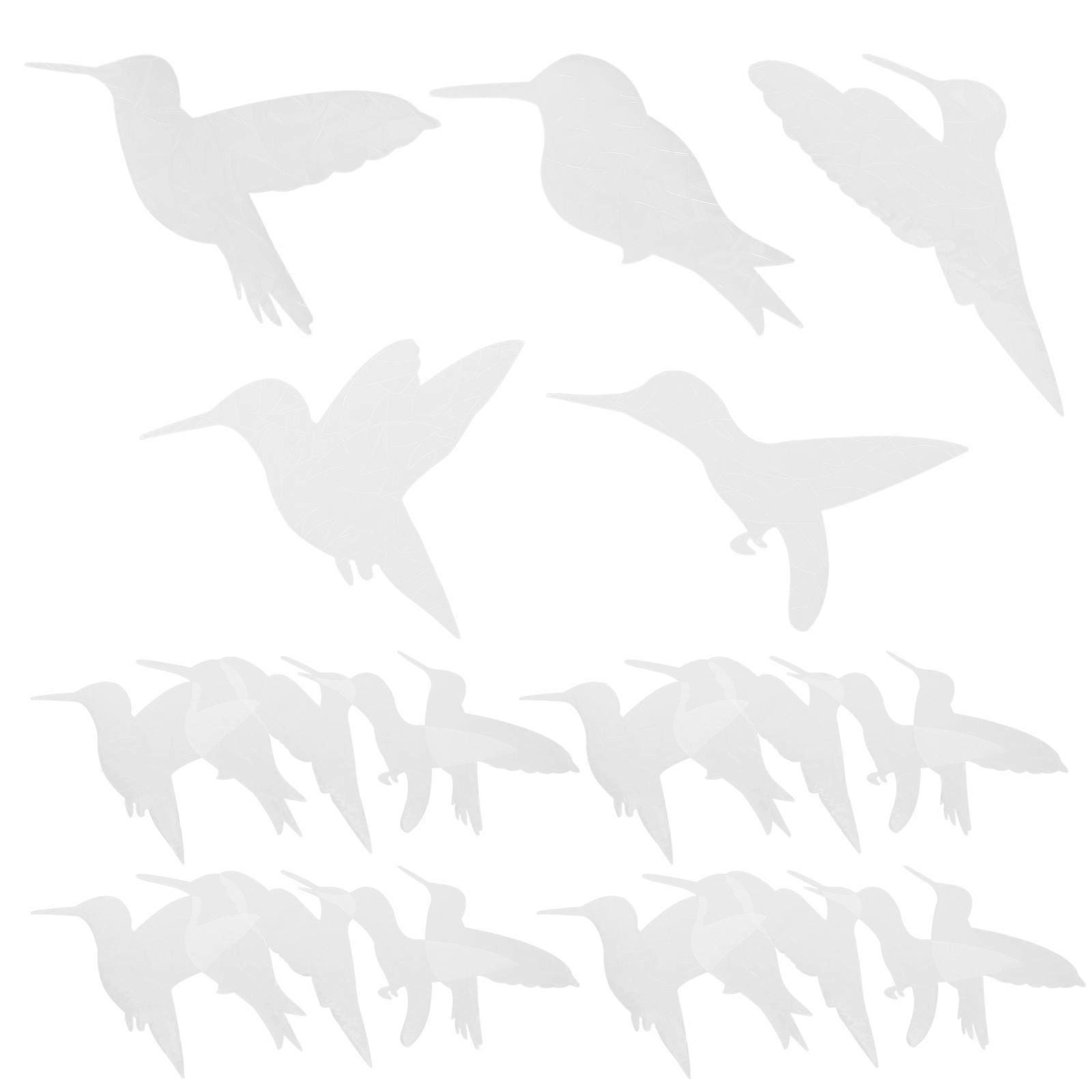 Prevent Bird Collisions Window Sticker Decorative Static Cling Suitable For Kitchen 15Pcs
