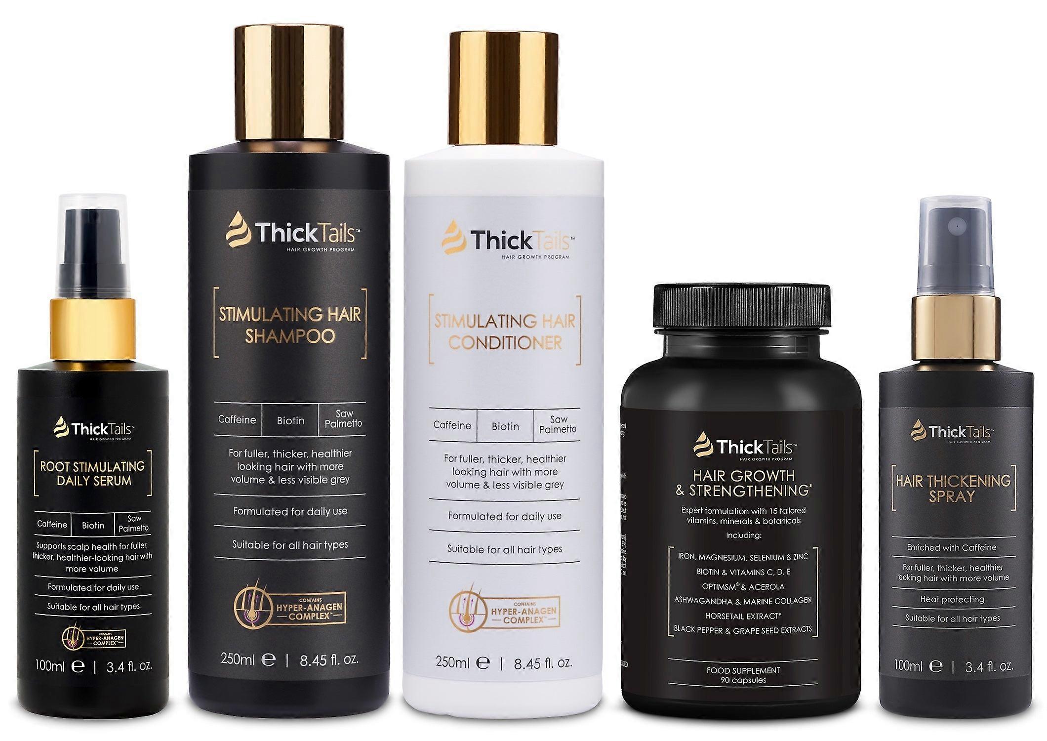 Thicktails Full Ultimate Hair Thickening System | 5-pack