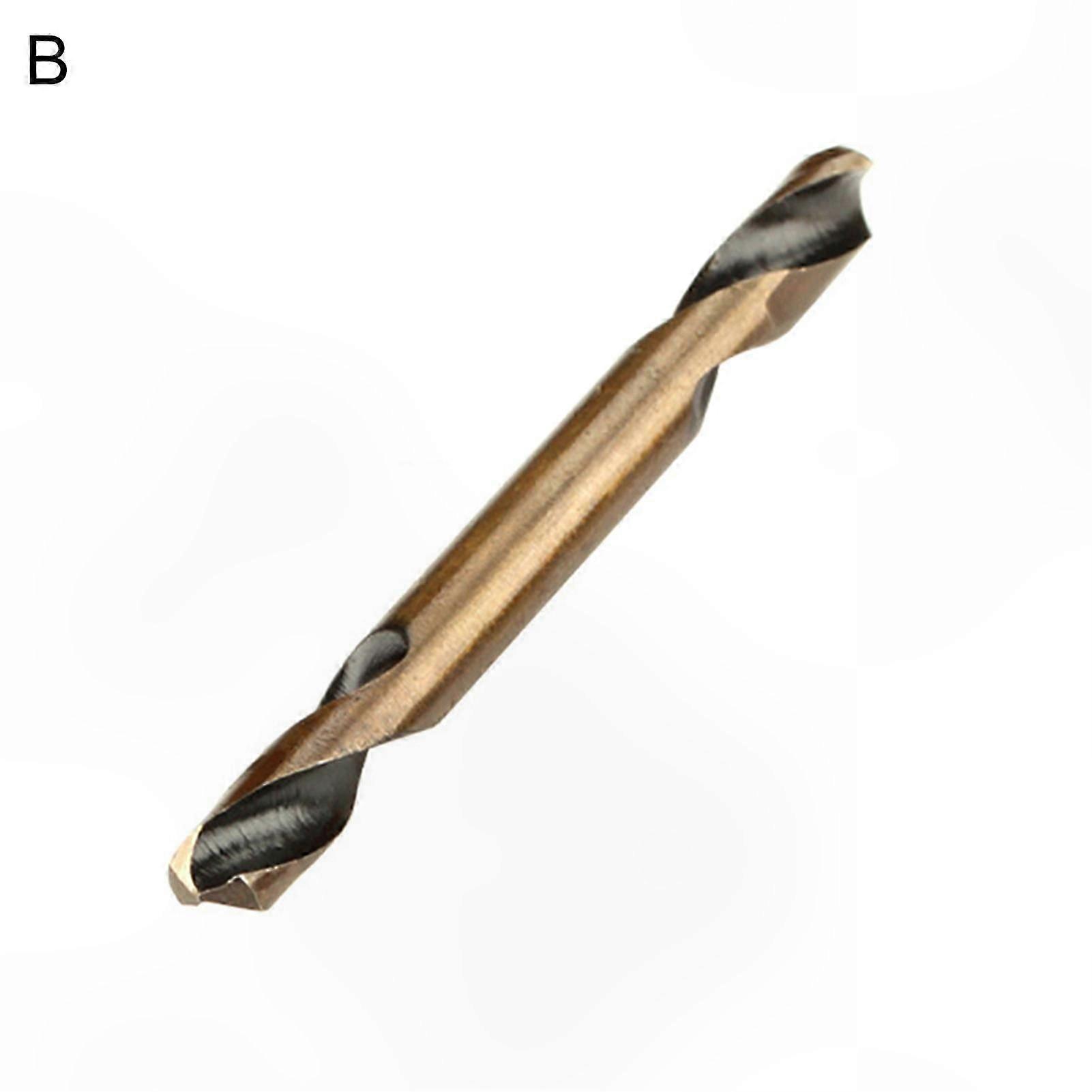 10Pcs Twist Drill Bit Set, High Hardness, Wear-Resistant, Double-Head for Bench Drills