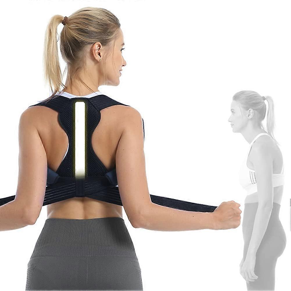 Posture Corrector Back Support Spine Posture Corrector Upper Back Clavicle Support Kyphosis Chest Humpback Posture Improve Posture XL