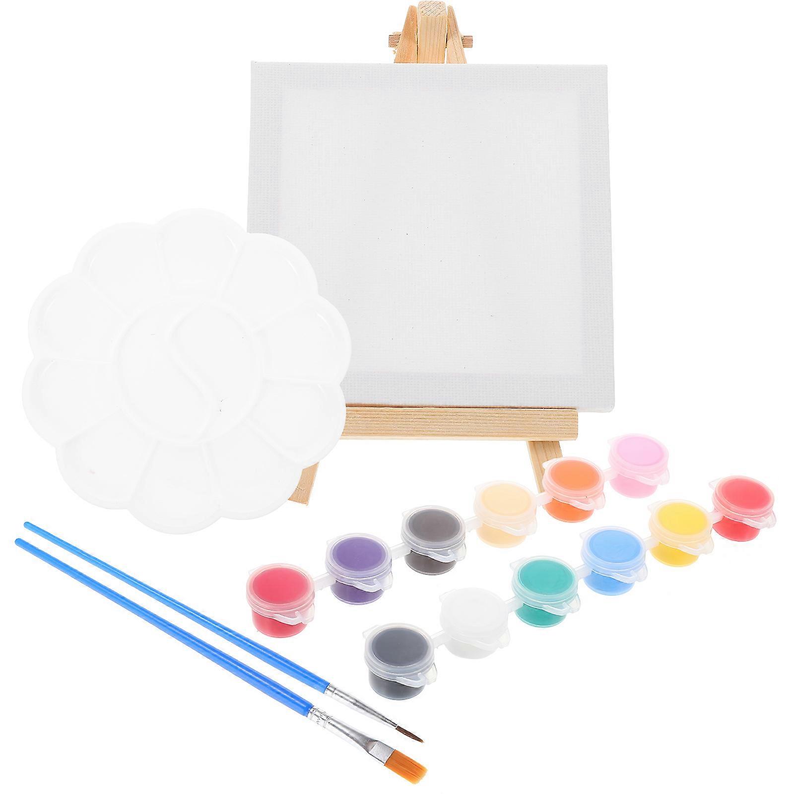 Acrylic Paint Supplies Miniature Easel 15X10cm Display Stand Suitable For Outdoor Creation 1 Set