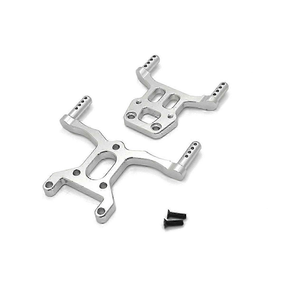 Front and Rear Shell Pillars Kit in Silver for 1/14 144018 RC Truck - Durable Replacement Parts for Enhanced Performance
