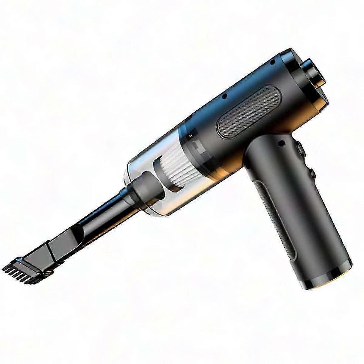 Electric Air Duster for Computer Keyboard Cleaning, Rechargeable Cordless Blower with LED Light for Home Car Office Electronics