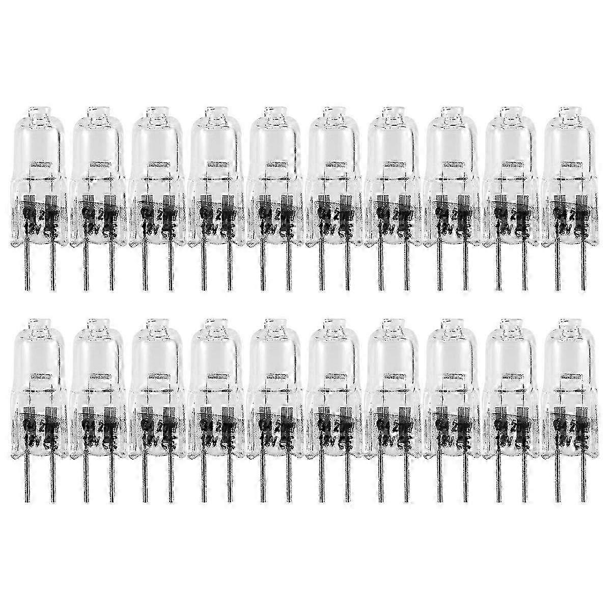 20 Pcs G4 Halogen Bulbs,20W 12V Halogen Light Bulbs Edition d