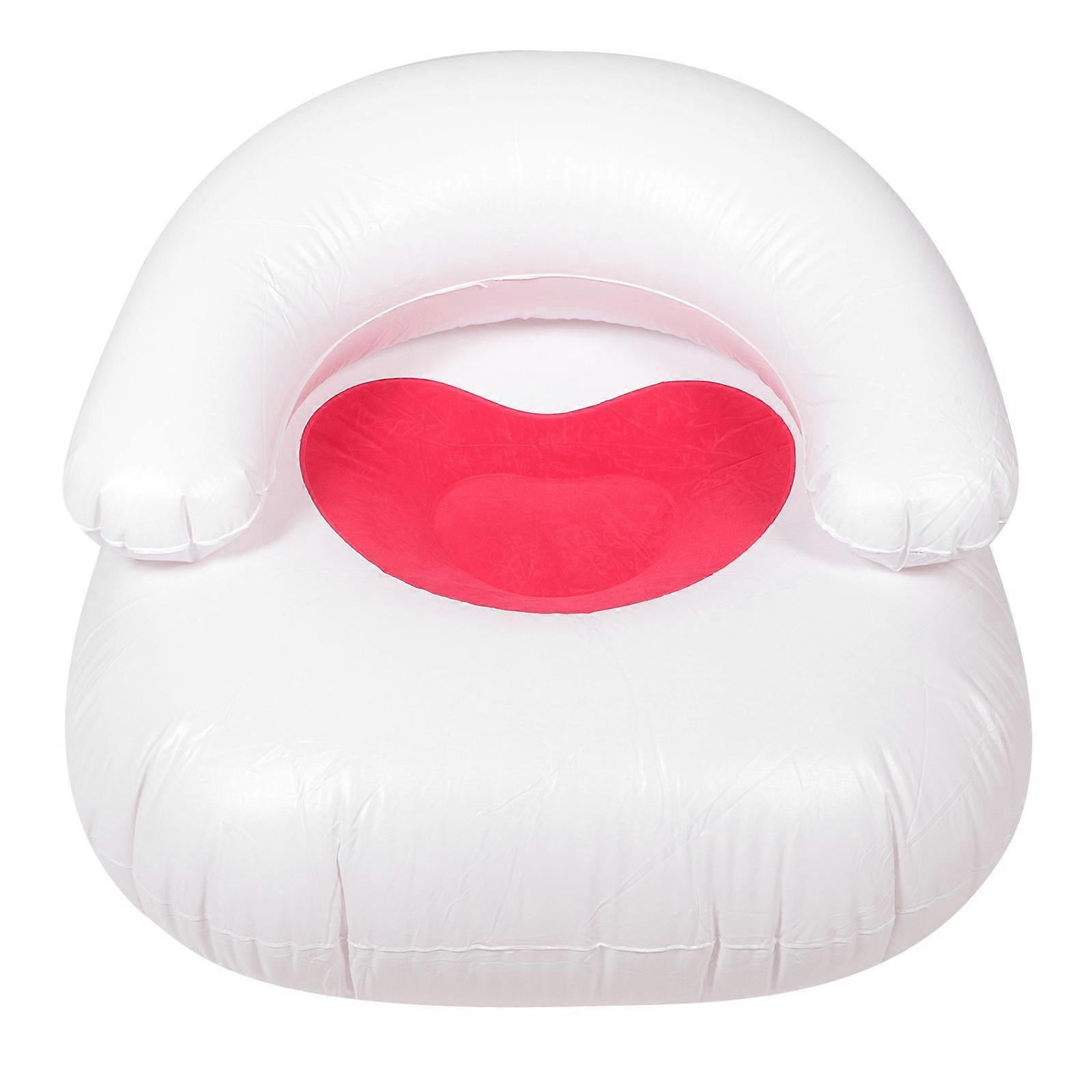 Blue Inflatable Chair Sofa with Backrest for Comfortable and Use at Home