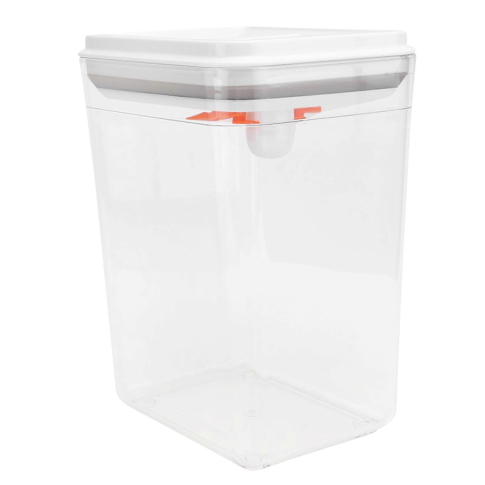 Transparent Storage Jar with Airtight Lid 2300ml Capacity for Food Storage