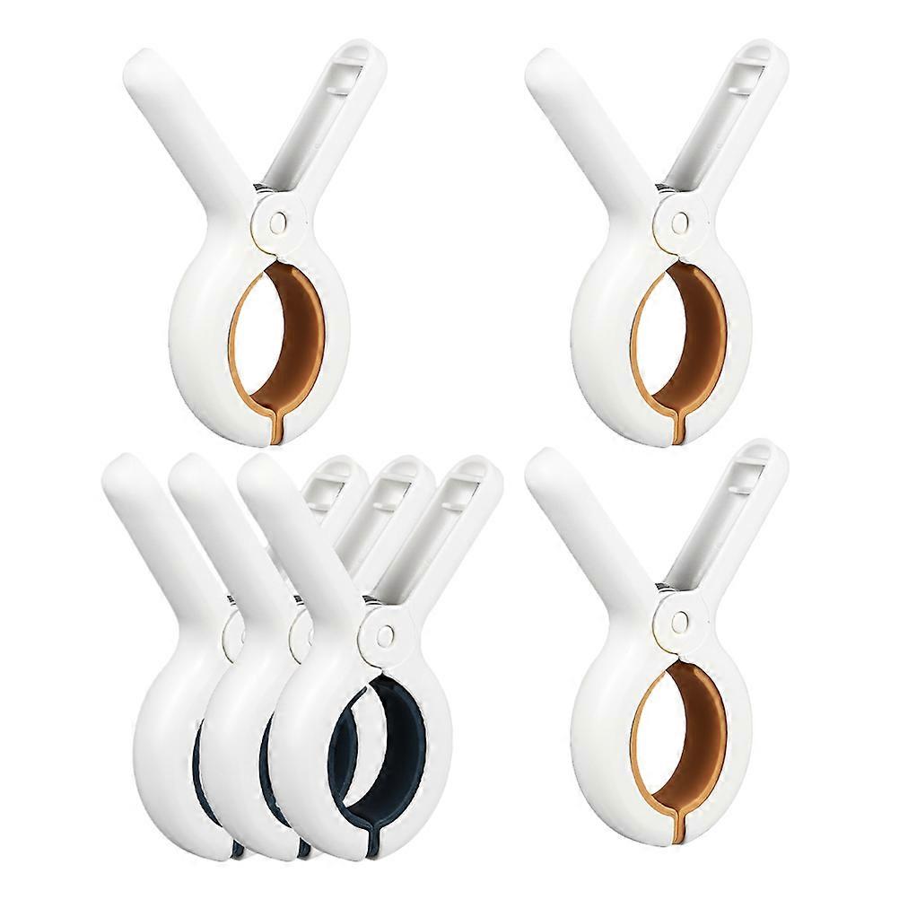 Windproof Clothespins 6Pcs Laundry Clip Assorted Color For Indoor Use Dry Clothes Fixing Quilts