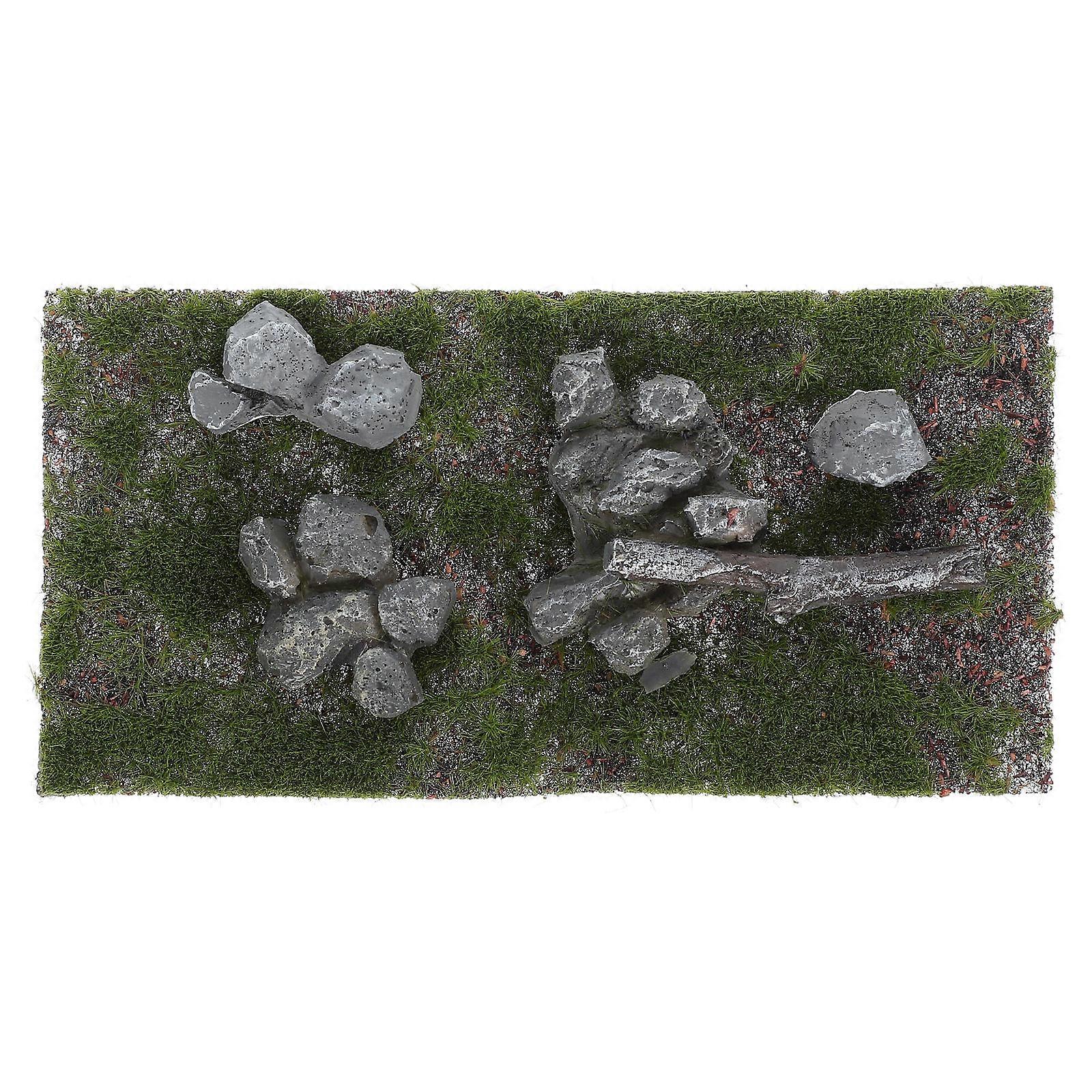 Cuttable Artificial Grass Turf Mat for DIY Landscape Decoration, Realistic Sand Table Model Scenery, Easy Installation, Durable Material