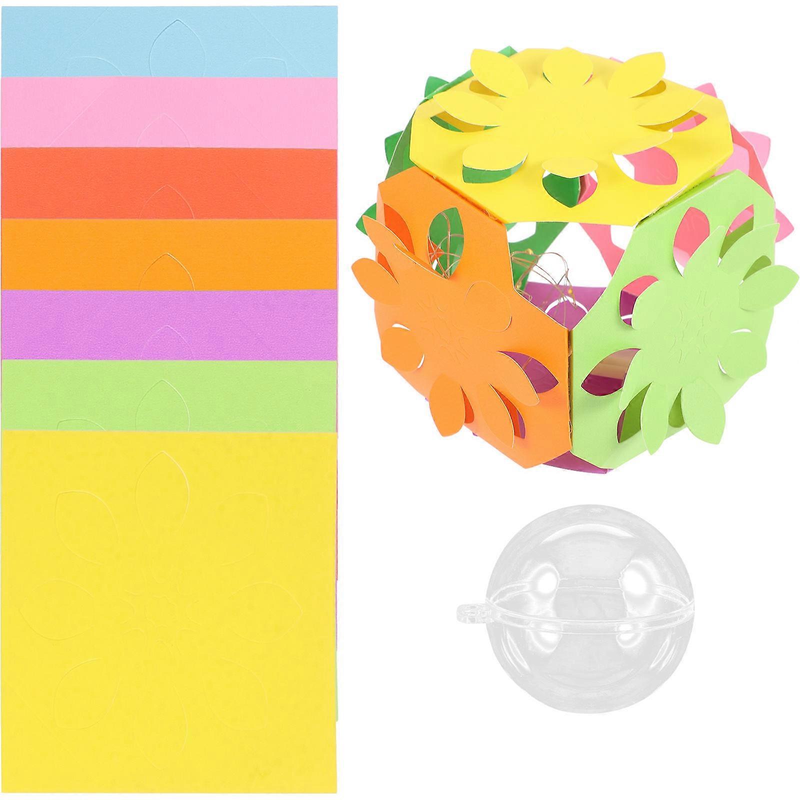 Colorful Paper Cutting Set for Kids DIY Crafts with Assorted Color Paper Sheets Easy to Fold and Cut
