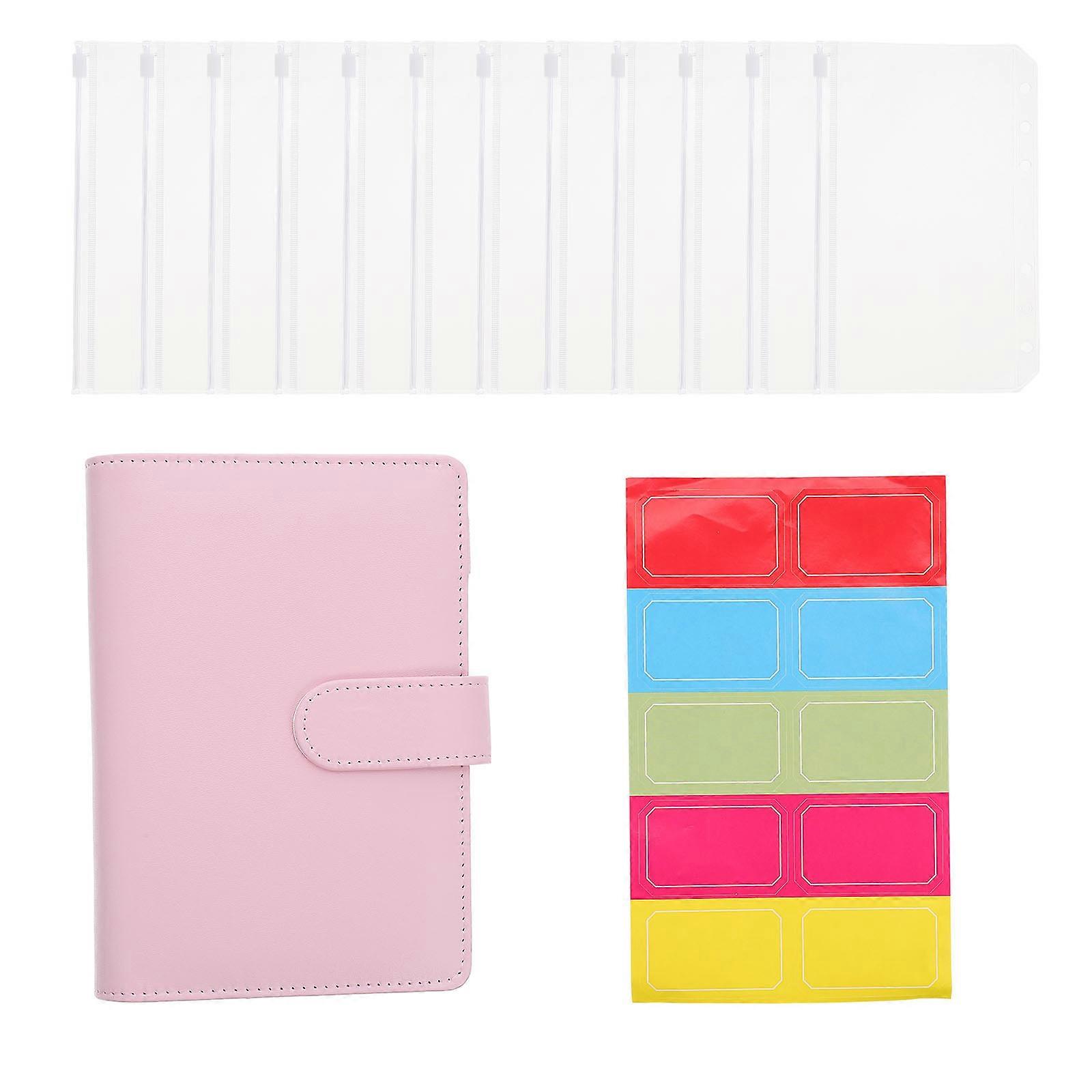 Portable Expense Notebook And Cash Envelopes Wallet In Rectangular Shape Ideal For Daily Use And Gift Giving 1 Set