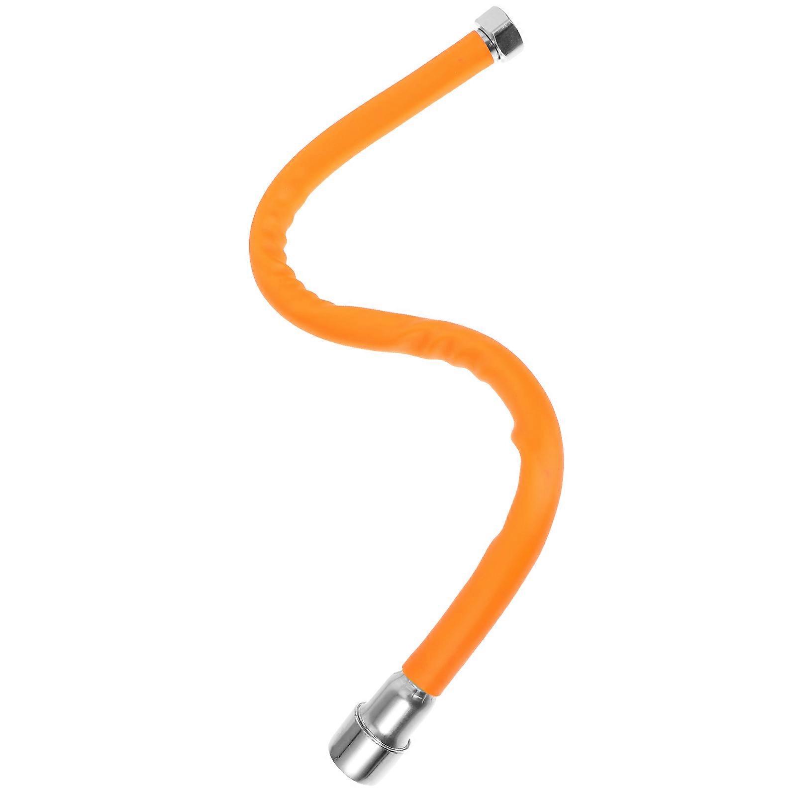 Kitchen Faucet Extender Splashproof Design Universal Use for Air Pump Durable Orange 12.5 Inch